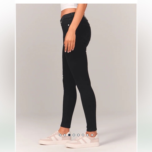 Abercrombie NEW super skinny mid rise jeans size 25 - Picture 3 of 7